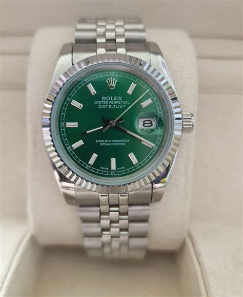 rolex dames groen|rolex women's watch 36mm.